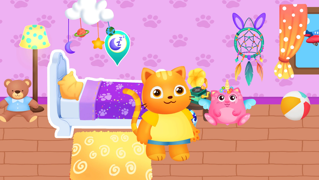 Baby virtual pet care - عکس بازی موبایلی اندروید