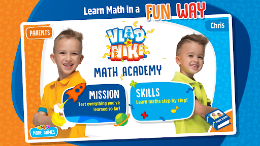Vlad and Niki - Math Academy - عکس برنامه موبایلی اندروید