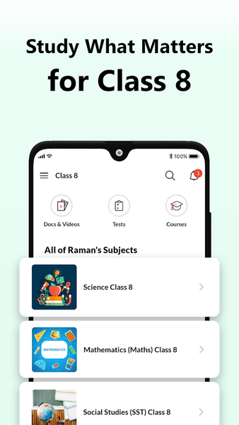 Class 8 CBSE NCERT & Maths App - Image screenshot of android app