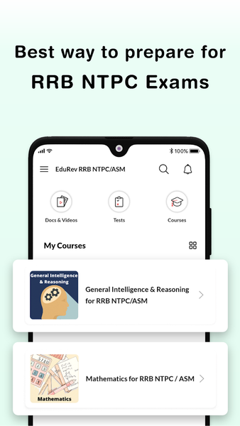 RRB NTPC Exam prep & Mock Test - Image screenshot of android app