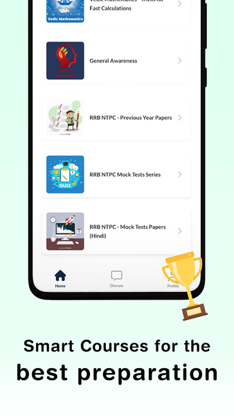 RRB NTPC Exam prep & Mock Test - Image screenshot of android app