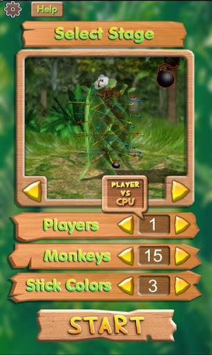 Dropping Monkeys 3D Board Game - Gameplay image of android game