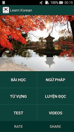 Learn Korean - Hoc tieng Han - Image screenshot of android app