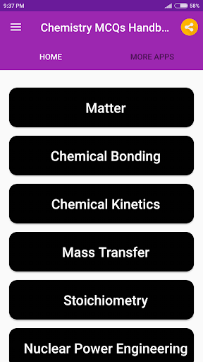 Chemistry Handbook - عکس برنامه موبایلی اندروید