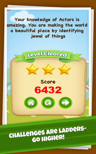 Actors Crossword Puzzle Game, - Gameplay image of android game