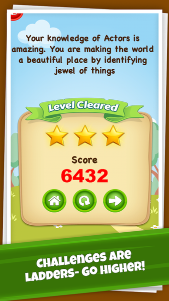 Actors Crossword Puzzle Game, - Gameplay image of android game