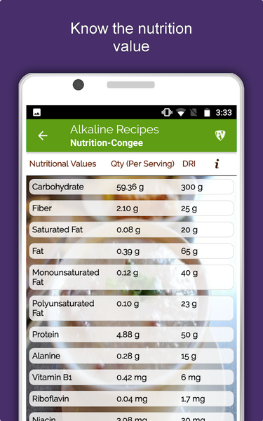 Alkaline Diet Recipes : Weight - Image screenshot of android app