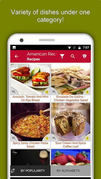American Food Recipes Offline - Image screenshot of android app