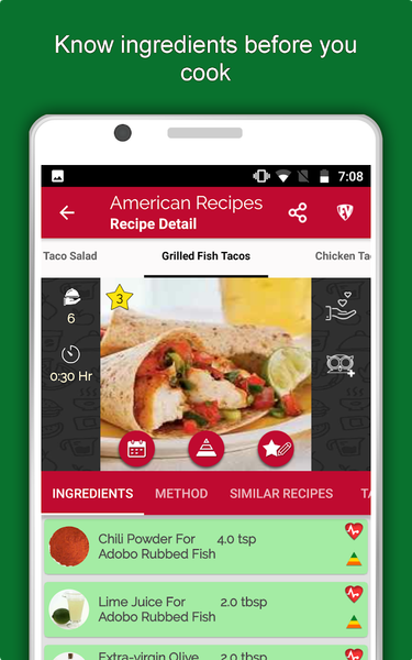 American Food Recipes Offline - Image screenshot of android app