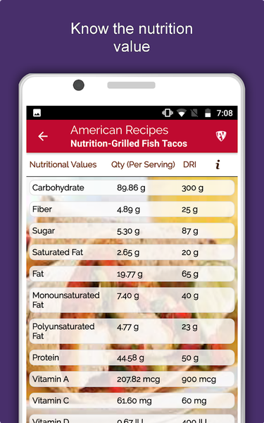 American Food Recipes Offline - Image screenshot of android app