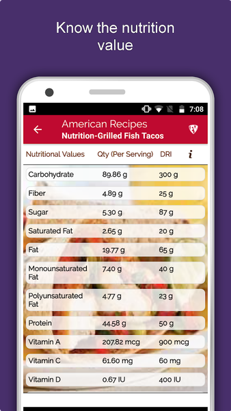 American Food Recipes Offline - Image screenshot of android app