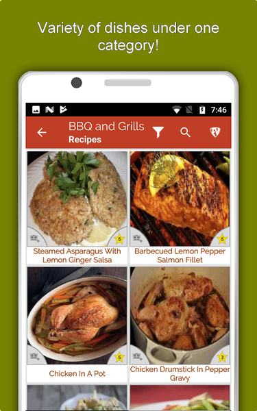 Barbecue Grill Recipes Offline - Image screenshot of android app