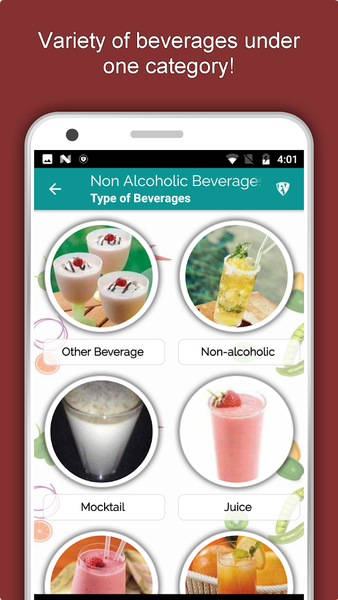 Mocktails, Smoothies, Juices - Image screenshot of android app