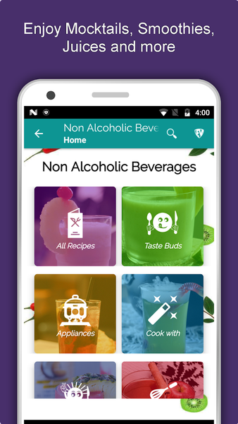 Mocktails, Smoothies, Juices - عکس برنامه موبایلی اندروید