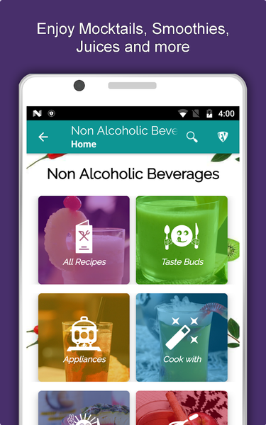 Mocktails, Smoothies, Juices - Image screenshot of android app