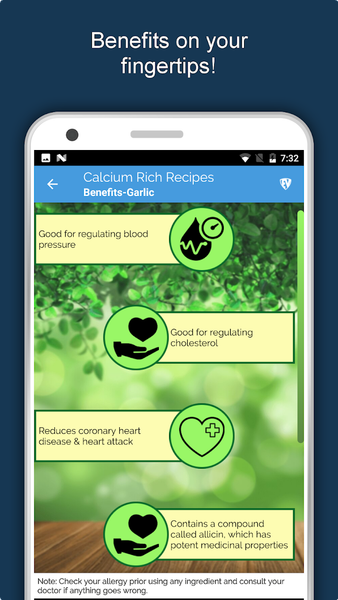 Calcium Rich Food Recipes - عکس برنامه موبایلی اندروید
