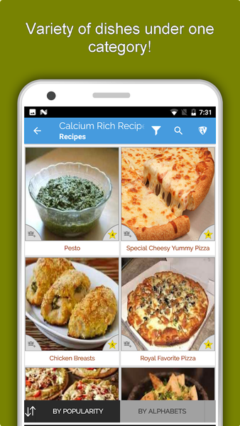Calcium Rich Food Recipes - عکس برنامه موبایلی اندروید