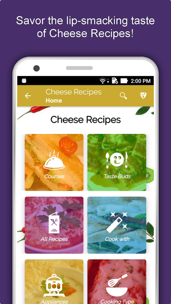 Healthy Cheese Recipes Offline - Image screenshot of android app