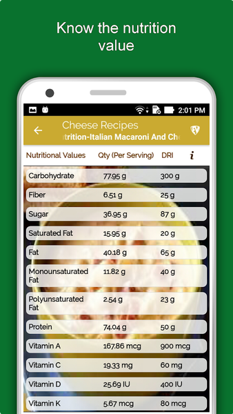 Healthy Cheese Recipes Offline - عکس برنامه موبایلی اندروید