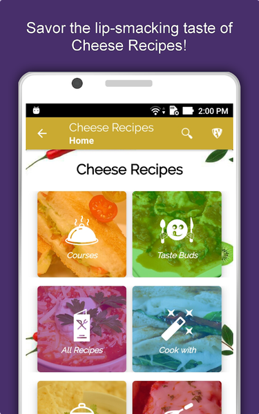Healthy Cheese Recipes Offline - عکس برنامه موبایلی اندروید