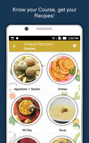 Healthy Cheese Recipes Offline - عکس برنامه موبایلی اندروید