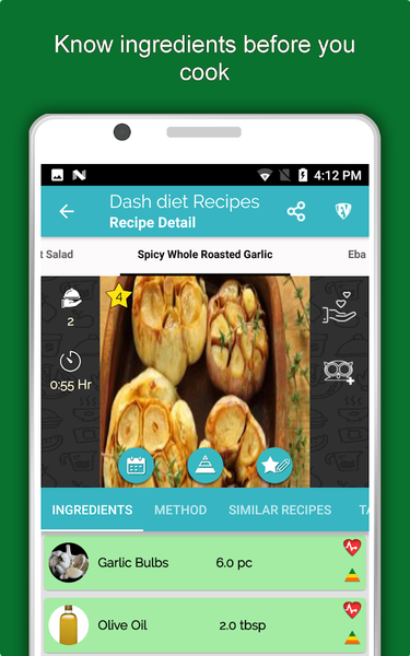 DASH Diet Recipes Offline - Image screenshot of android app