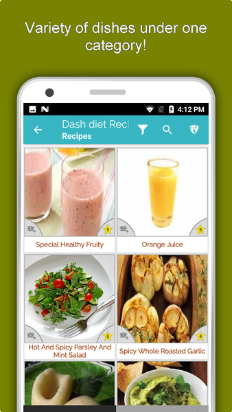 DASH Diet Recipes Offline - Image screenshot of android app