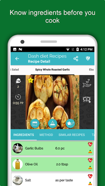 DASH Diet Recipes Offline - Image screenshot of android app