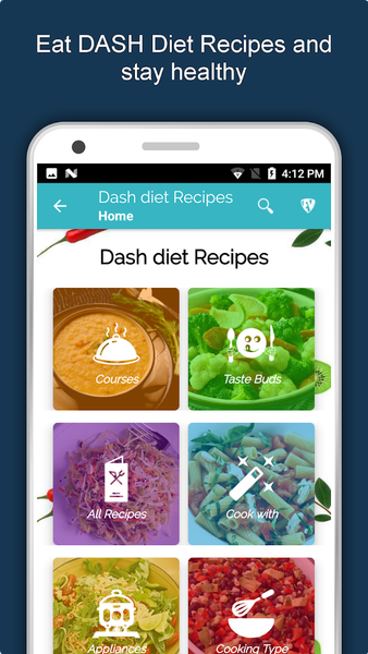 DASH Diet Recipes Offline - عکس برنامه موبایلی اندروید