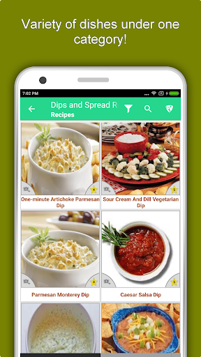 Dips & Spread Recipes Offline - عکس برنامه موبایلی اندروید