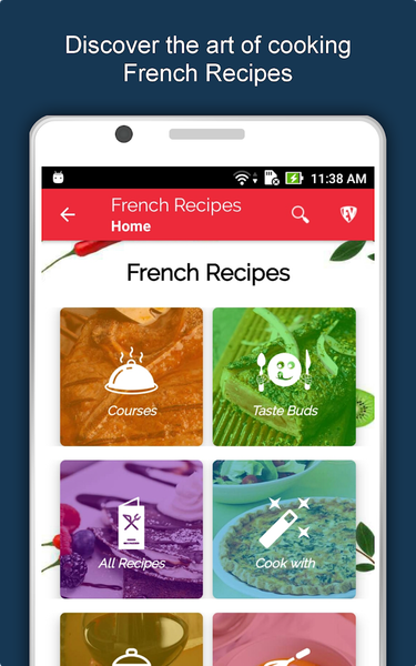 French Food Recipes Offline - عکس برنامه موبایلی اندروید