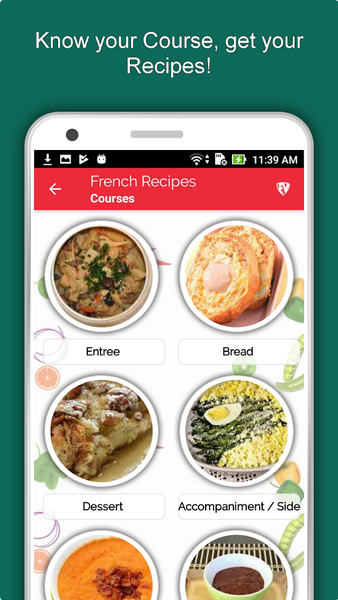 French Food Recipes Offline - عکس برنامه موبایلی اندروید