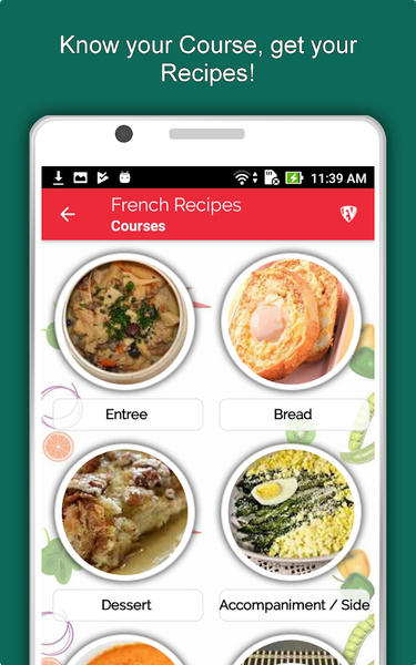 French Food Recipes Offline - عکس برنامه موبایلی اندروید