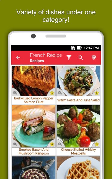 French Food Recipes Offline - عکس برنامه موبایلی اندروید
