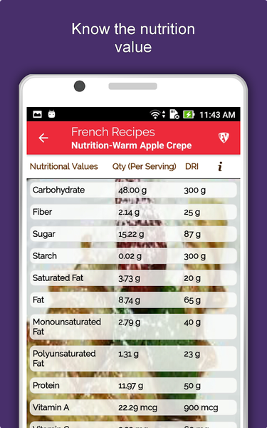 French Food Recipes Offline - عکس برنامه موبایلی اندروید