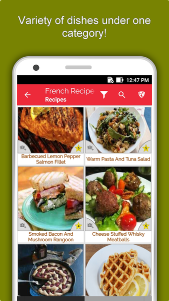 French Food Recipes Offline - عکس برنامه موبایلی اندروید
