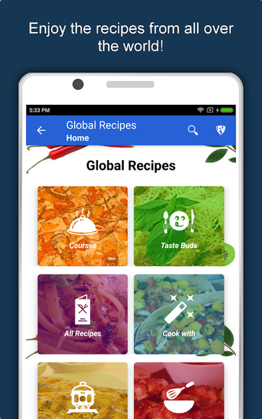 Global Recipes: World Cuisines - عکس برنامه موبایلی اندروید