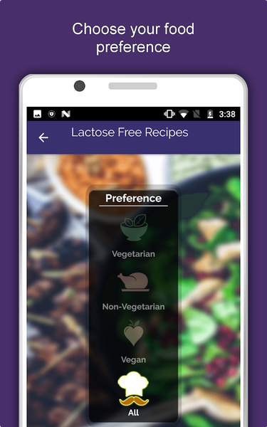 Lactose Free Food Recipes - Image screenshot of android app
