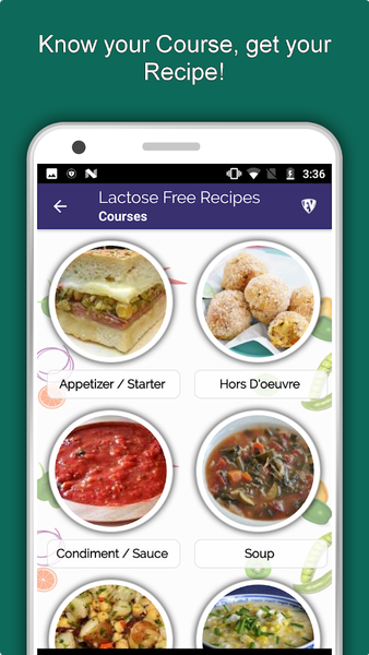 Lactose Free Food Recipes - Image screenshot of android app