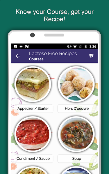 Lactose Free Food Recipes - Image screenshot of android app