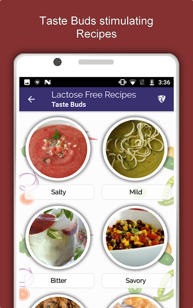 Lactose Free Food Recipes - Image screenshot of android app