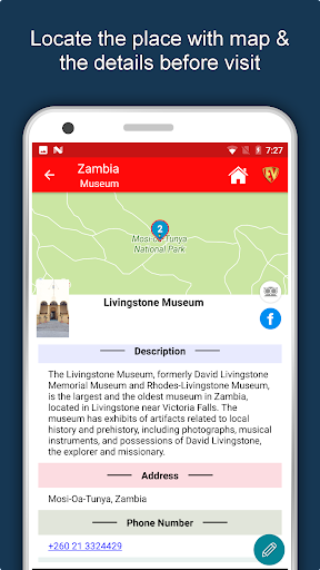 Zambia Travel & Explore, Offline Country Guide - Image screenshot of android app