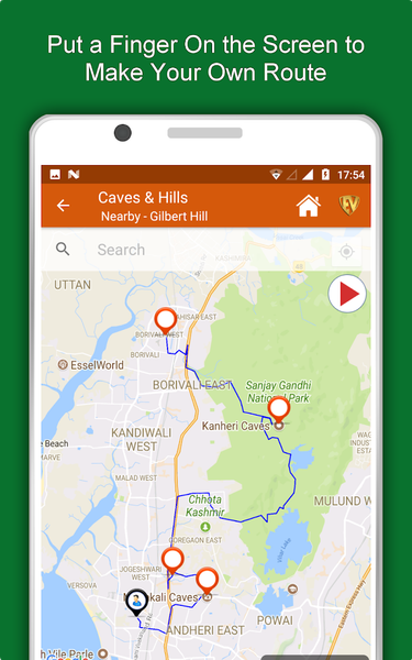 Famous Caves and Hills Travel - Image screenshot of android app