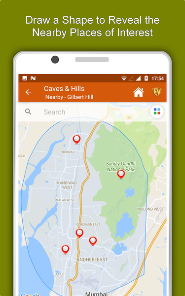 Famous Caves and Hills Travel - Image screenshot of android app