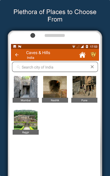 Famous Caves and Hills Travel - Image screenshot of android app