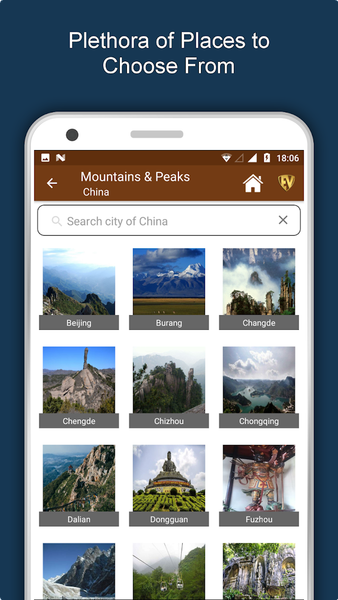 Peaks & Mountains Travel & Exp - عکس برنامه موبایلی اندروید
