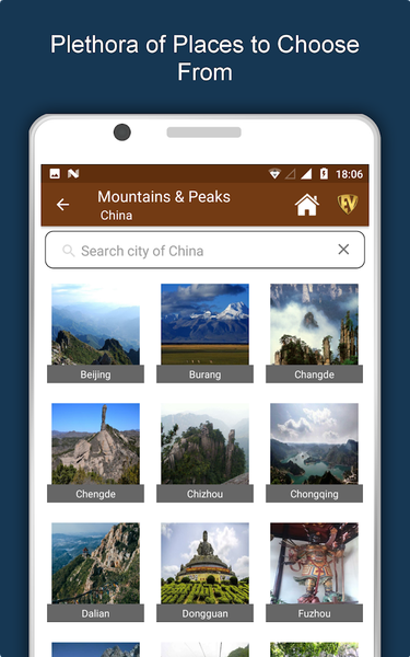 Peaks & Mountains Travel & Exp - عکس برنامه موبایلی اندروید