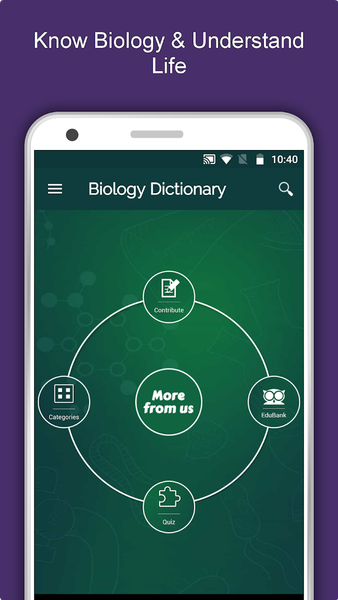 Biology Dictionary Offline - عکس برنامه موبایلی اندروید