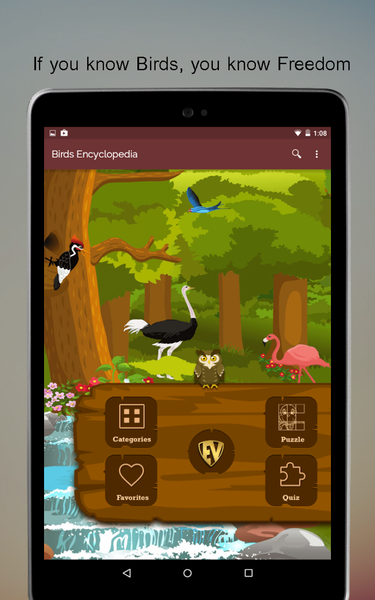 Birds Encyclopedia Offline App - Image screenshot of android app