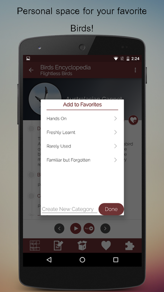 Birds Encyclopedia Offline App - Image screenshot of android app
